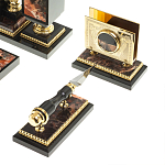 Настольный письменный набор из яшмы и долерита с декором в виде коня Manager Organizer варинант исполнения - 7 | Loft Concept в Брянске