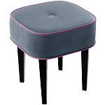 Квадратный мягкий пуф на черных ножках Winton Pouf Square варинант исполнения - 23 | Loft Concept в Брянске