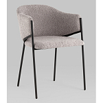 Стул Brace букле серый варинант исполнения - 1 | Loft Concept в Брянске