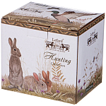 Кружка из фарфора с изображением уток и собаки 400 мл Hunting Porcelain Collection варинант исполнения - 2 | Loft Concept в Брянске