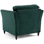 Кресло с обивкой из хлопкового велюра Porter Green Armchair варинант исполнения - 3 | Loft Concept в Брянске
