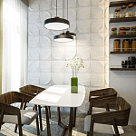 Гипсовая 3D панель с принтографией PM-20 варинант исполнения - 3 | Loft Concept в Брянске