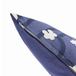 Подушка декоративная синяя с цветочным принтом Blossom Essence Emily варинант исполнения - 2 | Loft Concept в Брянске