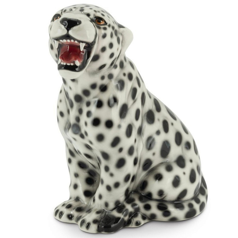 Статуэтка Cheetah Белый Черный Коричневый Статуэтка Cheetah Белый Черный Коричневый в Брянске | Loft Concept