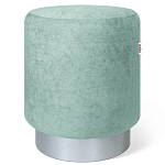 Пуф мятный велюр на металлическом основании Golden Belt варинант исполнения - 1 | Loft Concept в Брянске