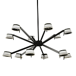 Люстра черного цвета на штанге Noir Supernova варинант исполнения - 1 | Loft Concept в Брянске