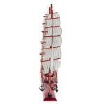 Декоративная модель деревянного красного парусника в подарочной упаковке With The low варинант исполнения - 2 | Loft Concept в Брянске