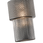 Подвесной светильник со стеклянным рифленым плафоном цилиндрической формы Eliara 13 варинант исполнения - 11 | Loft Concept в Брянске