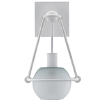 Бра белое с матовым стеклянным плафоном в форме шара White Lighthouse варинант исполнения - 3 | Loft Concept в Брянске