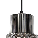 Подвесной светильник со стеклянным рифленым плафоном цилиндрической формы Eliara 13 варинант исполнения - 12 | Loft Concept в Брянске