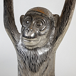 Столик с подстольем в виде обезьянки Bombay Nickel варинант исполнения - 4 | Loft Concept в Брянске