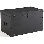 Деревянный сундук из массива манго Mango Chest Black варинант исполнения - 1 | Loft Concept в Брянске