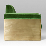 Эксклюзивный Диван в стиле Арт-деко Phoenix с элегантными латунными элементами  варинант исполнения - 2 | Loft Concept в Брянске