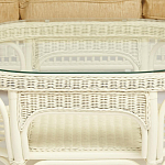 Комплект уличной мебели из ротанга Clara белый варинант исполнения - 13 | Loft Concept в Брянске