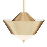 Подвесной светильник светодиодный конусообразный Сone Shaped Gold Pendant варинант исполнения - 2 | Loft Concept в Брянске