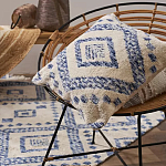 Чехол на подушку с узором в этно-стиле Blue Ikat варинант исполнения - 5 | Loft Concept в Брянске