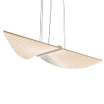 Люстра в виде распахнутых крыльев из тонких металлических планок Flight of Freedom варинант исполнения - 1 | Loft Concept в Брянске