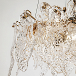 Люстра с декором из текстурированного стекла Textured Glass Chandelier 6 варинант исполнения - 2 | Loft Concept в Брянске