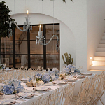 Подвесной светильник стеклянный в виде канделябра Curved Glass Chandelier варинант исполнения - 7 | Loft Concept в Брянске