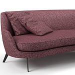 Мебельная ткань Шенилл фиолетовый цвет 138 см T4-25 варинант исполнения - 4 | Loft Concept в Брянске