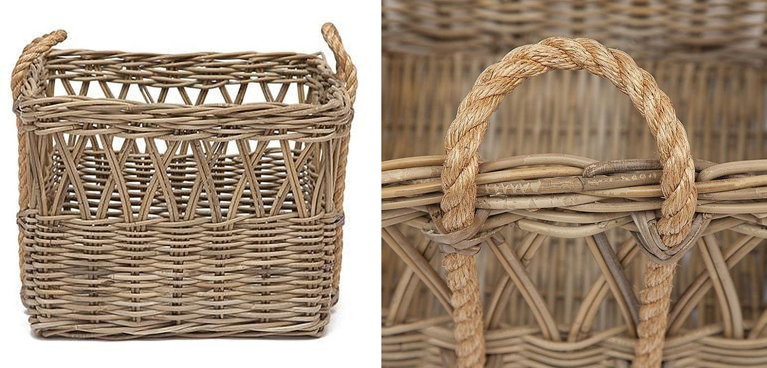 Корзина из ротанга Rattan Wicker Basket Корзина из ротанга Rattan Wicker Basket - Loft-Concept в Брянске