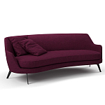 Мебельная ткань Шенилл фиолетовый цвет 138 см T4-27 варинант исполнения - 6 | Loft Concept в Брянске