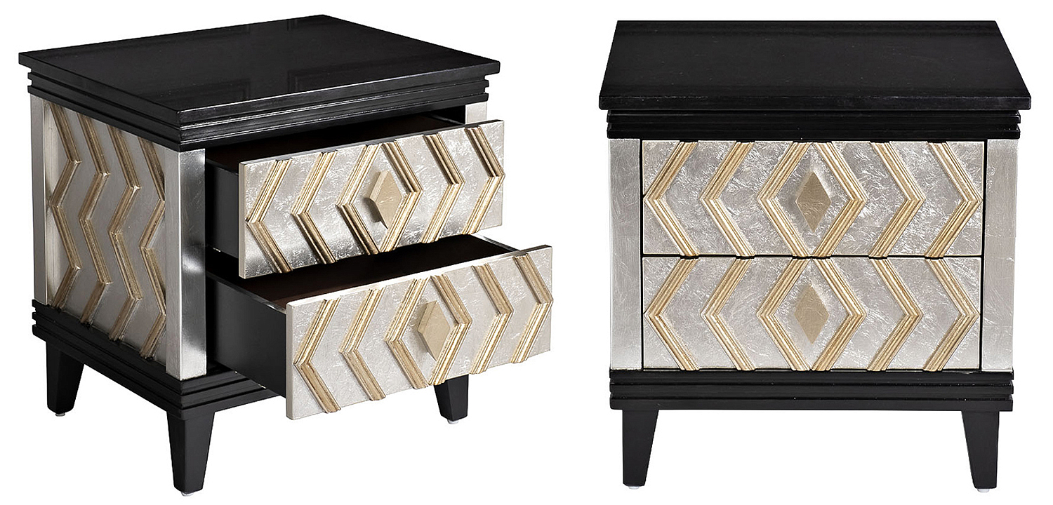 Тумба с каменной столешницей Birgit Nightstand Тумба с каменной столешницей Birgit Nightstand - Loft-Concept в Брянске