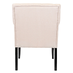 Кресло Addison Chic Armchair beige flax варинант исполнения - 2 | Loft Concept в Брянске