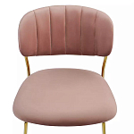 Стул Singer Chair без подлокотников Розовый Велюр варинант исполнения - 5 | Loft Concept в Брянске