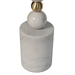 Торшер мраморный с белым абажуром Floor lamp Jewelry варинант исполнения - 2 | Loft Concept в Брянске