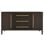 Буфет Primo с тремя ящиками и двумя фасадами Темный орех варинант исполнения - 9 | Loft Concept в Брянске