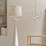 Торшер белый с фигурным каркасом Bleached Element варинант исполнения - 3 | Loft Concept в Брянске
