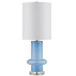 Настольная лампа из стекла с высоким абажуром Column варинант исполнения - 3 | Loft Concept в Брянске