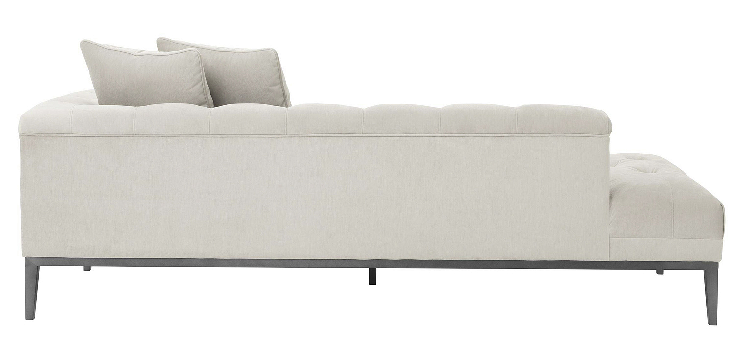 Кушетка Eichholtz Lounge Sofa Cesare Right Pebble grey Кушетка Eichholtz Lounge Sofa Cesare Right Pebble grey - Loft-Concept в Брянске