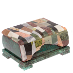 Шкатулка с мозаикой из натуральных камней Stone Casket варинант исполнения - 1 | Loft Concept в Брянске