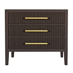 Тумба Primo  с тремя ящиками шпон темный орех варинант исполнения - 1 | Loft Concept в Брянске