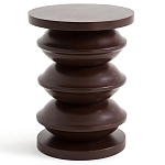 Фигурный приставной столик бордового цвета  AMORPHOUS варинант исполнения - 1 | Loft Concept в Брянске