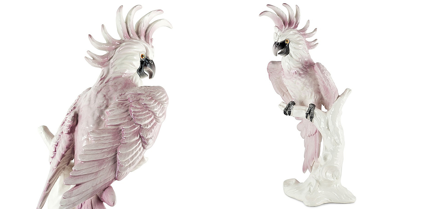 Статуэтка Cookatoo Bisc. Pink Статуэтка Cookatoo Bisc. Pink - Loft-Concept в Брянске