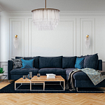 Бра с круглым основанием и длинными прозрачныи стеклянными трубками Nembus варинант исполнения - 8 | Loft Concept в Брянске