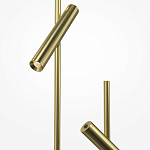 Напольный торшер светодионый золотой Lumen Duo варинант исполнения - 3 | Loft Concept в Брянске