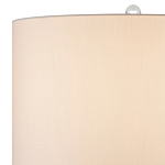 Настольная лампа стеклянная с тканевым абажуром Edges варинант исполнения - 2 | Loft Concept в Брянске