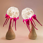 Торшер фуксия «Цветы из снов»  варинант исполнения - 3 | Loft Concept в Брянске