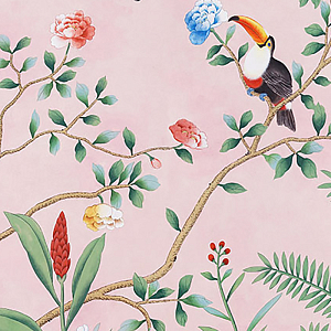 Обои ручная роспись Amazonia Pink