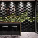 Гипсовая 3D панель с принтографией PM-30 варинант исполнения - 1 | Loft Concept в Брянске