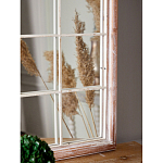 Зеркало-окно настенное в венецианском стиле с деревянной рамой бежевого цвета Venetian Smooth варинант исполнения - 6 | Loft Concept в Брянске