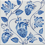 Плитка с узором Сердце варинант исполнения - 2 | Loft Concept в Брянске