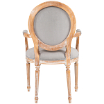 Стул с подлокотниками из массива бука светло-серый Solid Luxury варинант исполнения - 2 | Loft Concept в Брянске