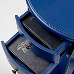 Синяя тумба на фигурных ножках Shelby варинант исполнения - 7 | Loft Concept в Брянске