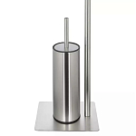 Держатель для туалетной бумаги с ершиком Chrome Bathroom Accessory варинант исполнения - 4 | Loft Concept в Брянске