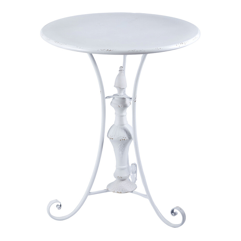 Столик белый кованный в прованском стиле Vaucluse Белый в Брянске | Loft Concept 